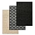 Luxury Carpet Set: High-Quality Textures 3D model small image 1