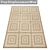 Luxury Carpet Set: High-Quality Textures 3D model small image 3