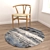 Round Carpet Set: Versatile and Stylish! 3D model small image 4
