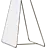 Modern Triangle Standing Mirror 3D model small image 5