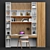 Spacious and Stylish Office Workstation 3D model small image 1