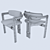 Deco Pamplona Chair 3D model small image 5