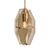 Elegant Topaz Glass Pendant Light 3D model small image 1