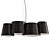 Modern Linear Pendant Light: Melting Pot 115 3D model small image 1