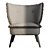 AM.PM Franck Armchair: Elegant and Cozy 3D model small image 2