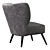 AM.PM Franck Armchair: Elegant and Cozy 3D model small image 5