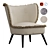 AM.PM Franck Armchair: Elegant and Cozy 3D model small image 6