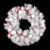 Frosty White Christmas Wreath 3D model small image 1