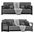 Innovation Living Bifrost Deluxe Sofa 3D model small image 1