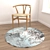 Round Carpets Set - Versatile and Realistic! 3D model small image 4