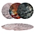 Round Carpet Set: Versatile and High-Quality 3D model small image 1
