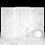 Elegant Carrara White Tiles 3D model small image 2