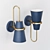 Scandinavian Style Wall Sconce 3D model small image 2