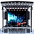 JC Mini Concert Stage: Portable Outdoor Stage with Lighting & Instruments 3D model small image 5