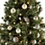 Festive Brown & Green Christmas Tree 3D model small image 4
