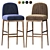 Modern Parigi Bar Stool 038 SG 3D model small image 2