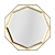 Elegant Octagonal Mirror 3D model small image 1