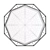 Elegant Octagonal Mirror 3D model small image 3