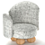 Cozy Embrace Armchair 3D model small image 5