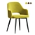 Elegant Velvet Armrests for William Chair 3D model small image 2