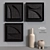 Elegant Chocolate Decor Set 3D model small image 1