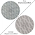 Versatile Round Carpets Set 3D model small image 2