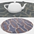 Versatile Round Carpets Set 3D model small image 3