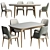 Convertible Dining Table with Play Chair 3D model small image 1