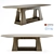 Sophisticated Elegance: Christophe Delcourt Isa Table 3D model small image 1