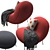 Cozy Baba Armchair: ultimate comfort and style 3D model small image 4