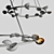 Intueri Light Avion Chandelier - Elegant Lighting Fixture 3D model small image 3