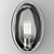 Elegant Dusk Sconce with Hand Carved Crystal Lens 3D model small image 2