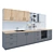 Stylish and Modular ENHET Kitchen 3D model small image 1