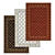 Luxurious Carpet Set: High-Quality Textures for Stunning Renders 3D model small image 1