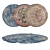 Round Carpets Set - Versatile Rug Collection for Any Perspective 3D model small image 1