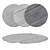 Round Carpets Set: Versatile and Realistic 3D model small image 1