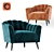 Modern Comfort Armchair 3D model small image 1