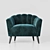 Modern Comfort Armchair 3D model small image 3