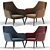 Modern Comfort: Jedediah 30 Armchair 3D model small image 2