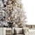 Sparkling Golden Christmas Tree with Gift 3D model small image 2
