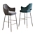 Rigby Barstool: Sleek, Stylish, and Space-Saving! 3D model small image 2