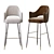 Rigby Barstool: Sleek, Stylish, and Space-Saving! 3D model small image 3