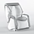 Convertible Comfort Armchair 3D model small image 5