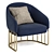 Modern Elegance: LIANG&EIMIL Boston Chair 3D model small image 5