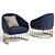 Modern Elegance: LIANG&EIMIL Boston Chair 3D model small image 6