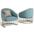 Modern Elegance: LIANG&EIMIL Boston Chair 3D model small image 7