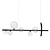 Elegant IONA-L Pendant Light 3D model small image 1