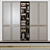 Art Deco Modular Wardrobe 3D model small image 1