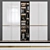 Art Deco Modular Wardrobe 3D model small image 2