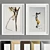 Versatile Art Frame A07 - Wood & Metal - 50x70 cm 3D model small image 2